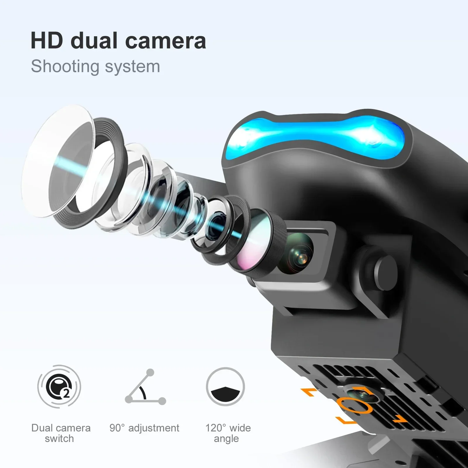 New E99 Pro HD 4K Drone Dual C - Drone Controller Screen 评论和价格