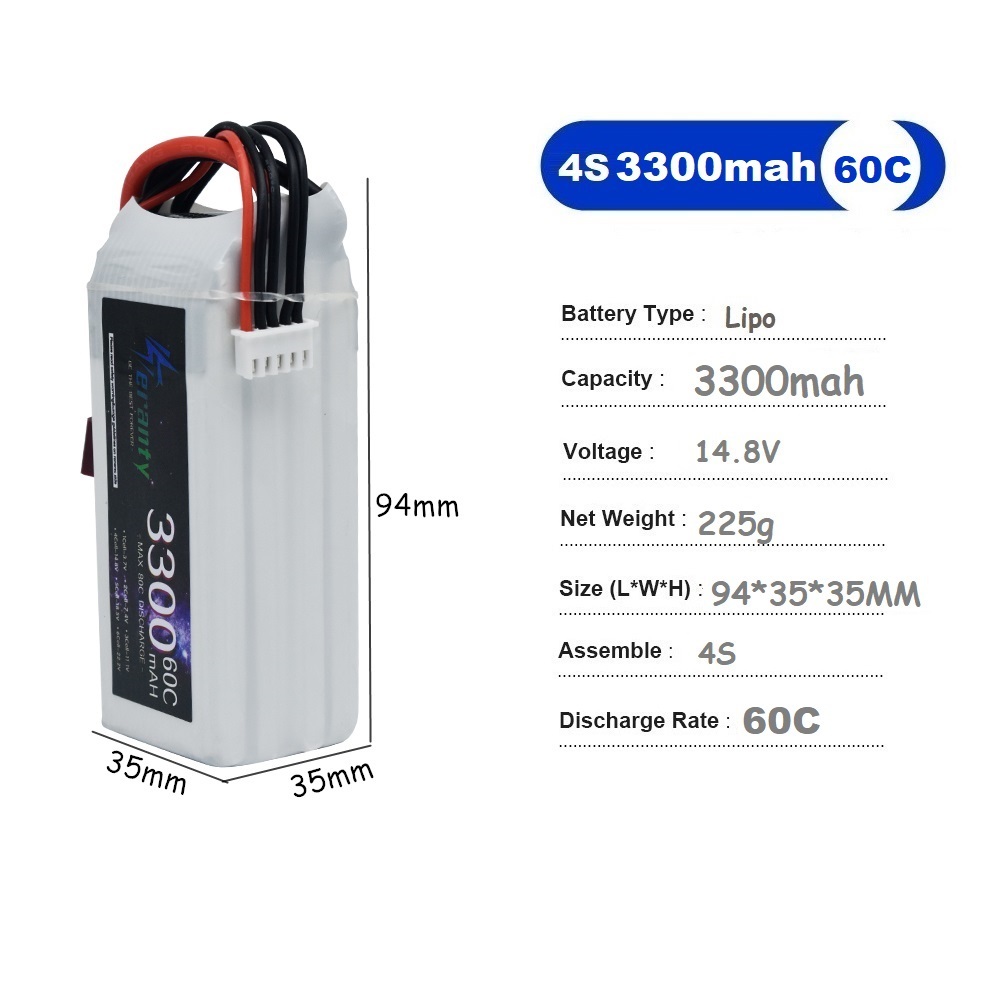 LiPo Rechargeable Battery 4S 3 - Drone Battery Adapter 评论和价格