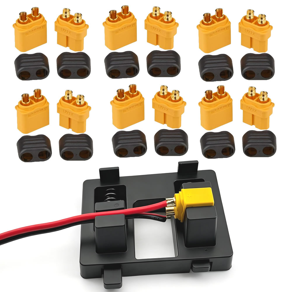 XT60 Connector Plug with Sheat - Drone Battery Adapter 评论和价格