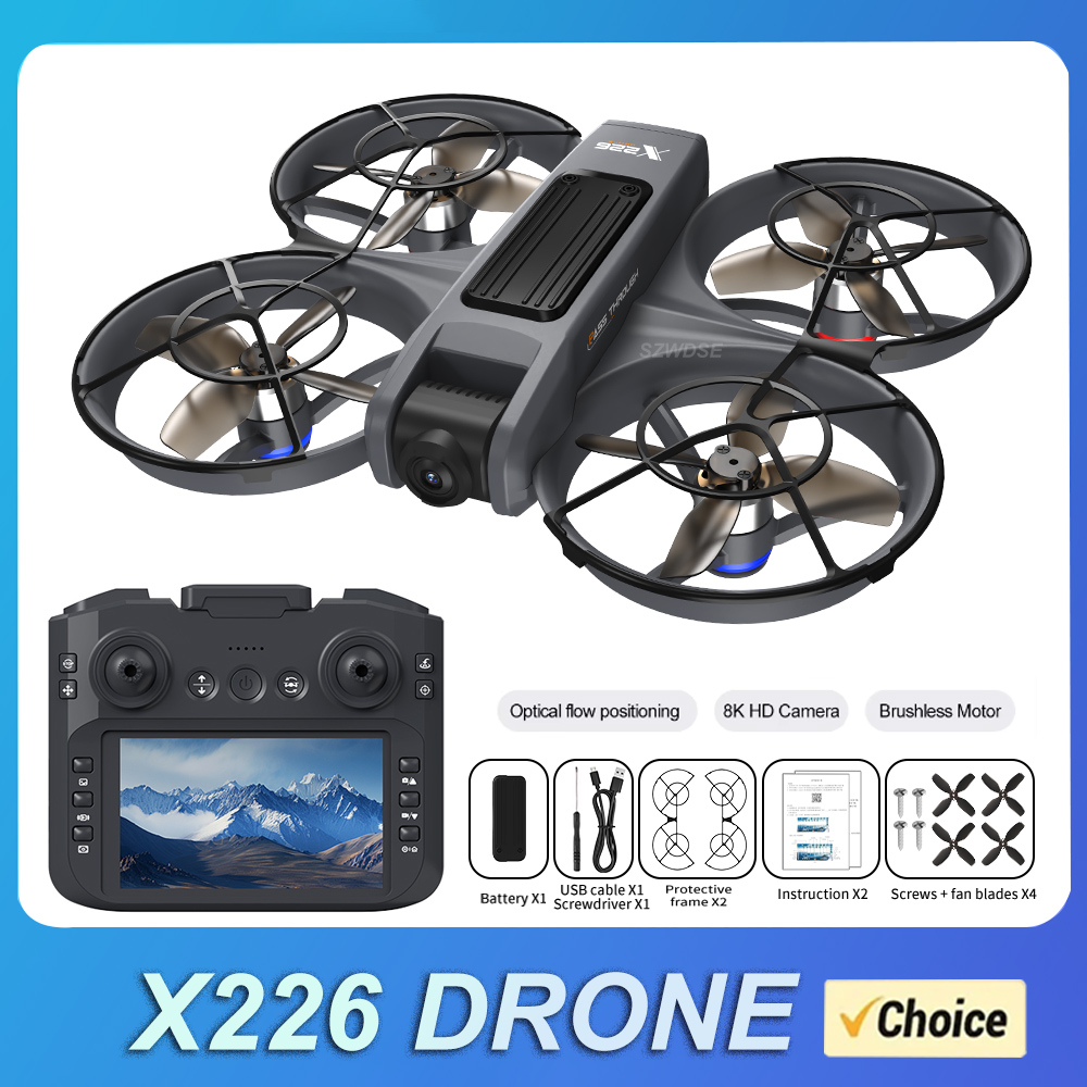 NEW X226 RC Drone 2.4G 5G WIFI - Drone Controller Screen 评论和价格