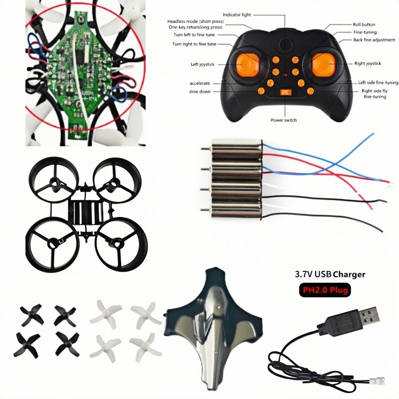 Complete DIY Drone Kit 2.4G 6A - Drone Battery Adapter 评论和价格